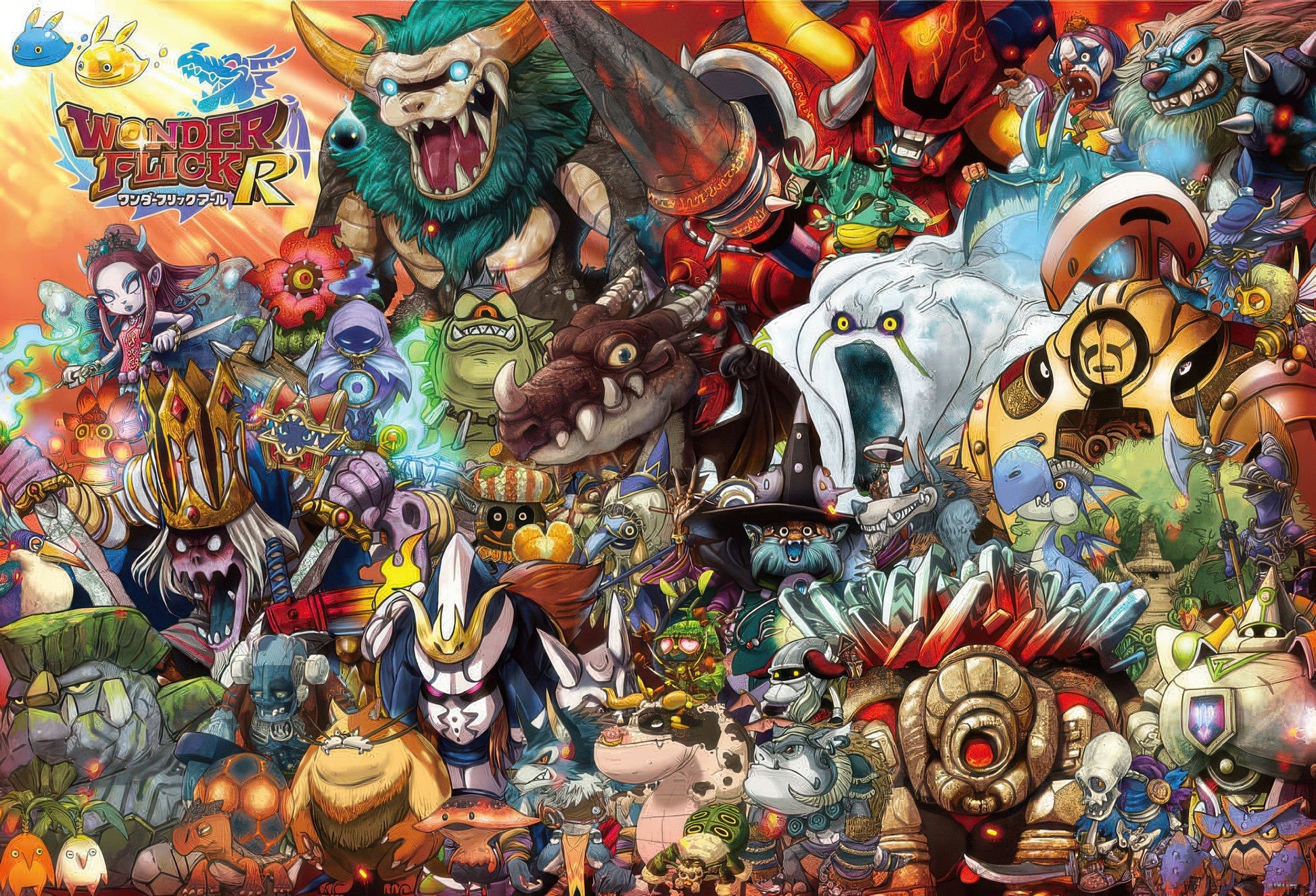 beverly-31-431-wonder-flick-r:-monster-collection-1000-pieces-jigsaw-puzzle