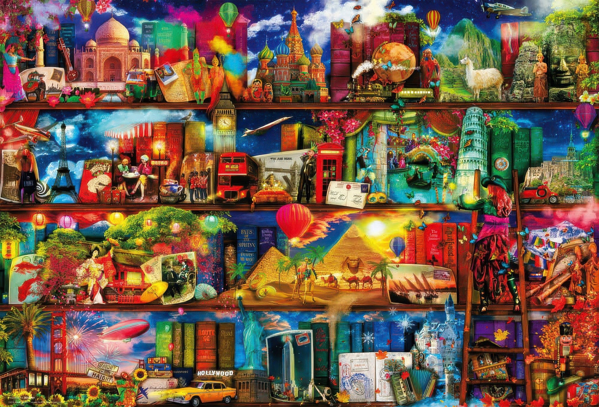 beverly-31-468-illustration-world-travel-bookshelf-1000-pieces-jigsaw-puzzle