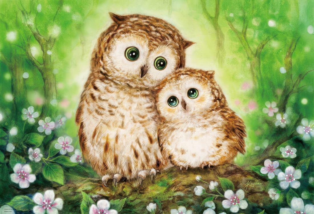 beverly-31-481-animal-owls-in-green-forest-1000-pieces-jigsaw-puzzle