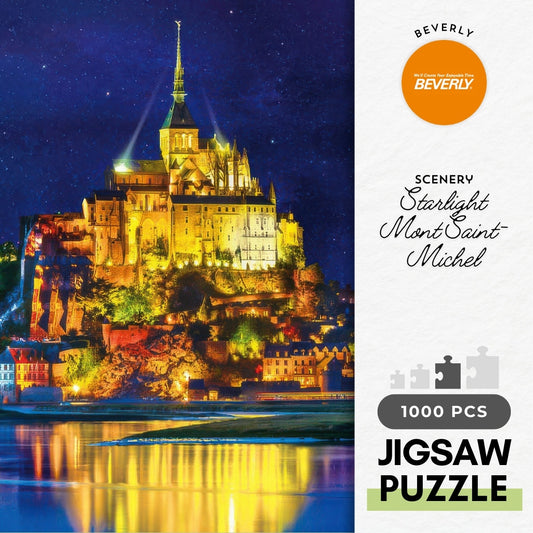 Beverly 31-487　Scenery • Starlight Mont Saint-Michel　1000 Pieces Jigsaw Puzzle