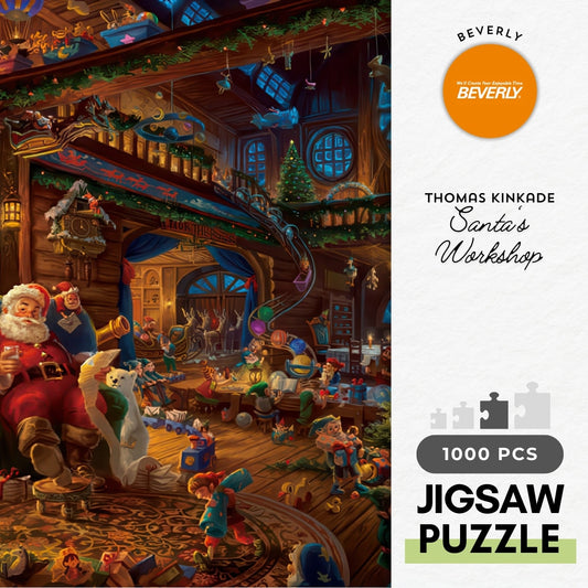 Beverly 31-489　Illustration • Santa's Workshop　1000 Pieces Jigsaw Puzzle