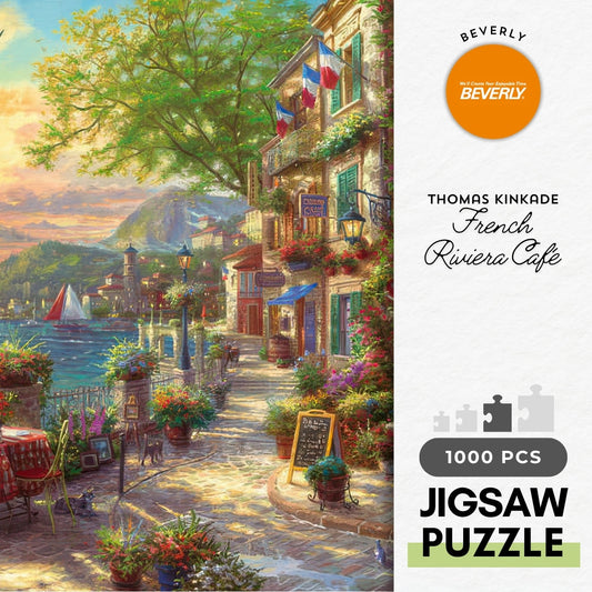 Beverly 31-492　Illustration • French Riviera Café　1000 Pieces Jigsaw Puzzle