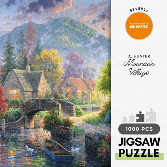 Beverly 31-507　Illustration • Mountain Village　1000 Pieces Jigsaw Puzzle