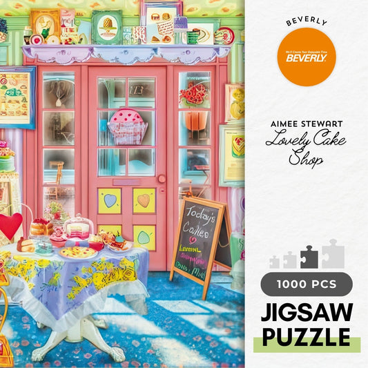 Beverly 31-512　Illustration • Lovely Cake Shop　1000 Pieces Jigsaw Puzzle