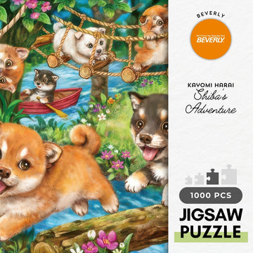 beverly-31-537-animal-shiba-s-adventure-1000-pieces-jigsaw-puzzle