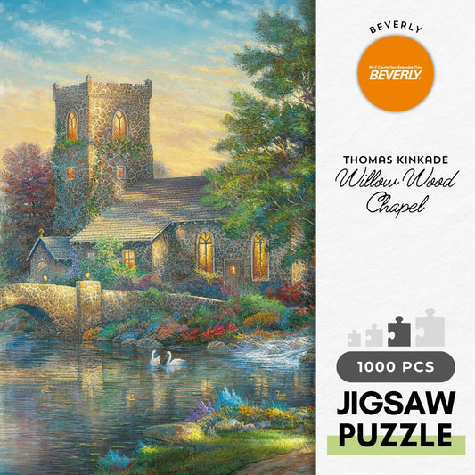 Beverly 31-539　Illustration • Willow Wood Chapel　1000 Pieces Jigsaw Puzzle