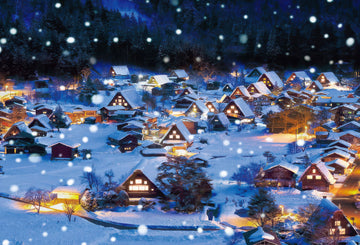 beverly-33-164-scenery-snowing-shirakawa-go-300-pieces-jigsaw-puzzle