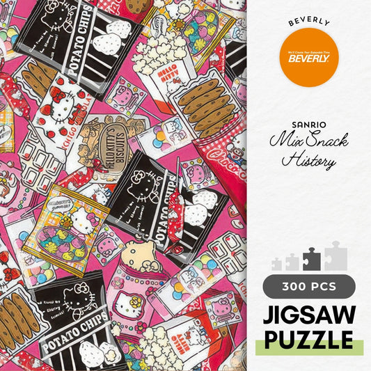 Beverly 33-172　Hello Kitty • Mix Snack History　300 Pieces Jigsaw Puzzle