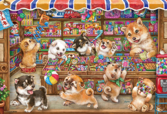 Beverly 33-206　Animal • Shiba's Candy Store　300 Pieces Jigsaw Puzzle