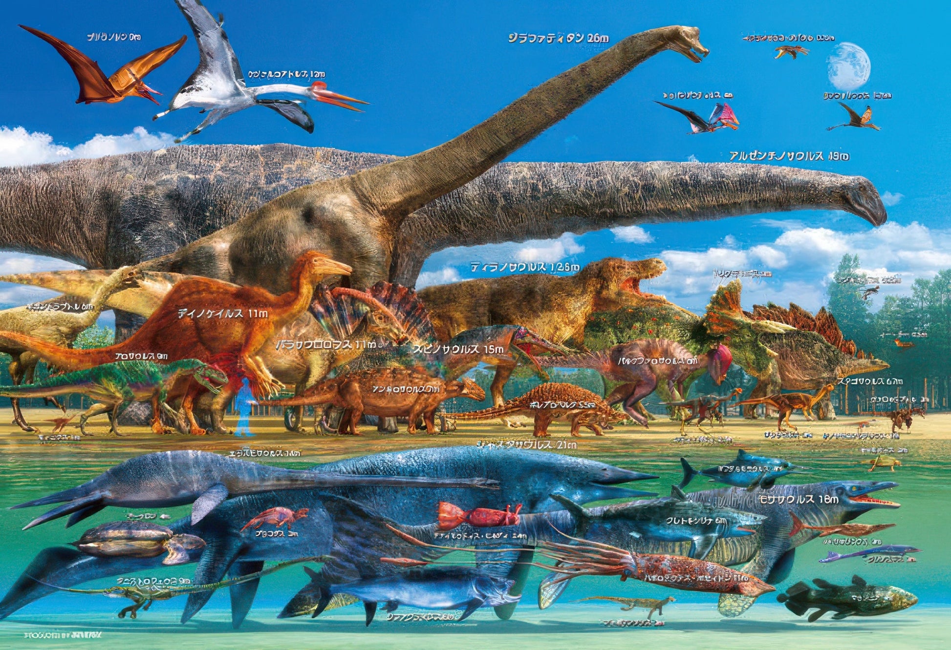 beverly-40-021-dinosaur-size-vs-the-world-40-pieces-jigsaw-puzzle