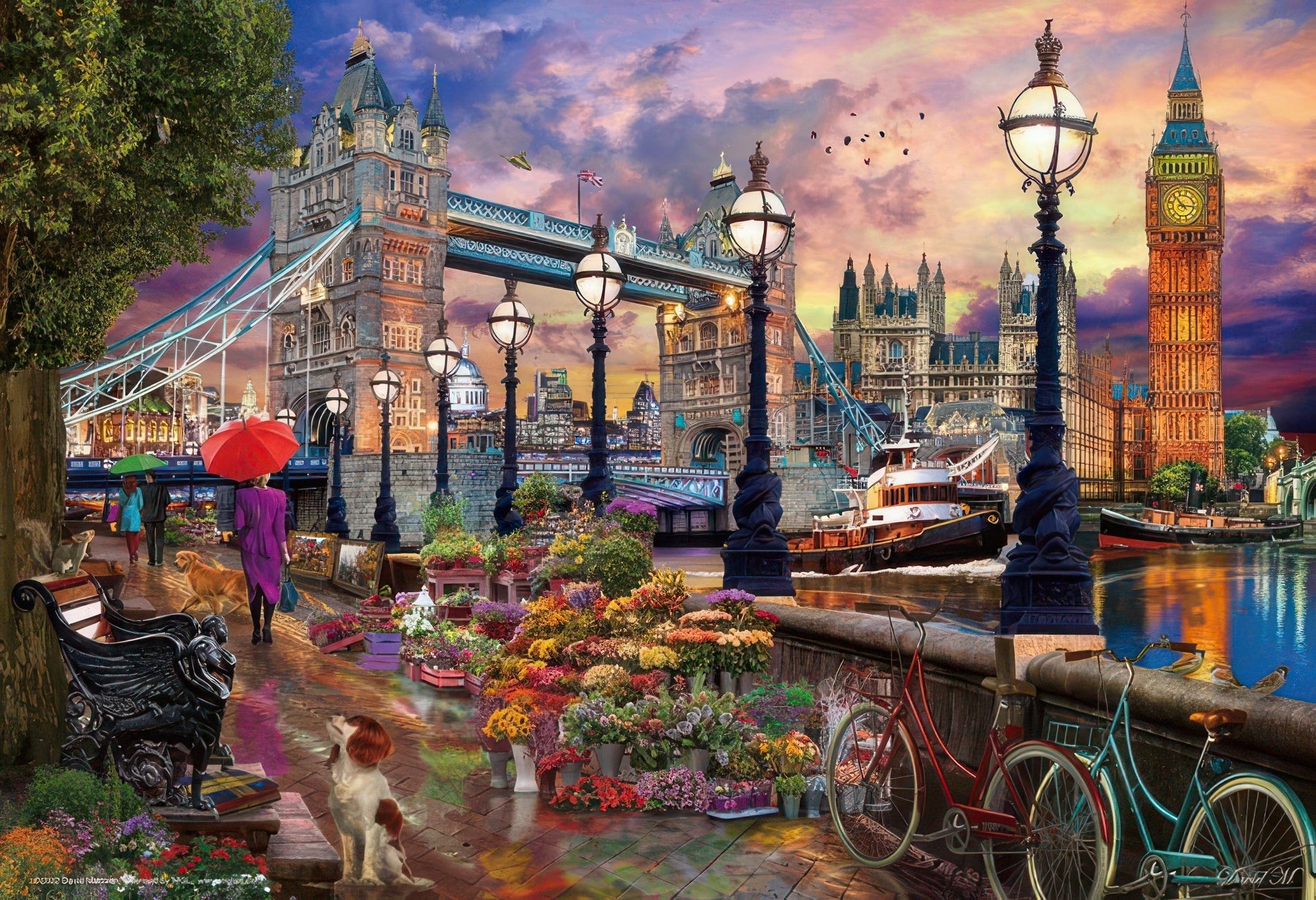 beverly-500s-001-illustration-walkway-in-london-500-pieces-jigsaw-puzzle