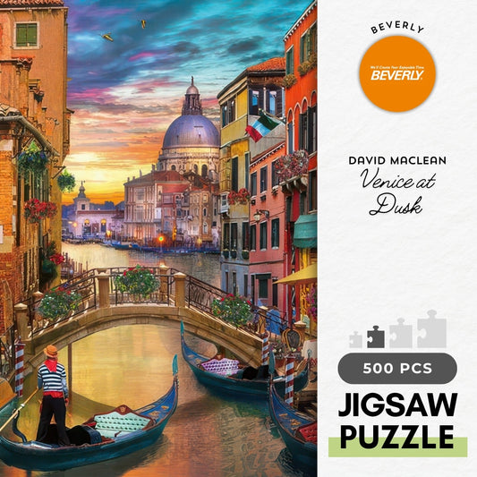 Beverly 500S-002　Illustration • Venice at Dusk　500 Pieces Jigsaw Puzzle