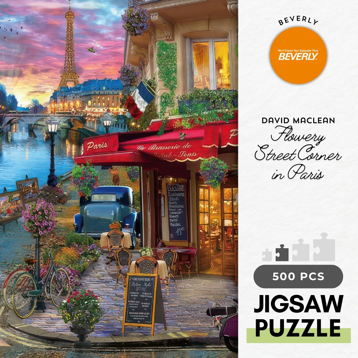 beverly-500s-003-illustration-flowery-street-corner-in-paris-500-pieces-jigsaw-puzzle