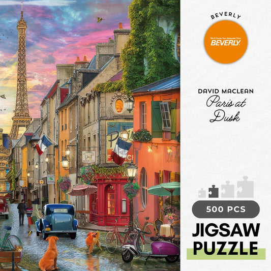 Beverly 500S-004　Illustration • Paris at Dusk　500 Pieces Jigsaw Puzzle