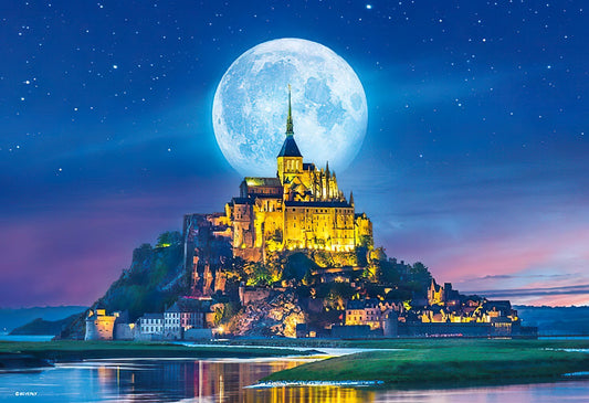 Beverly • Scenery • Moonlit Mont Saint-Michel　500 PCS　Jigsaw Puzzle