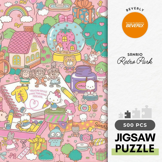 Beverly 500S-014　Sanrio • Retro Park　500 Pieces Jigsaw Puzzle