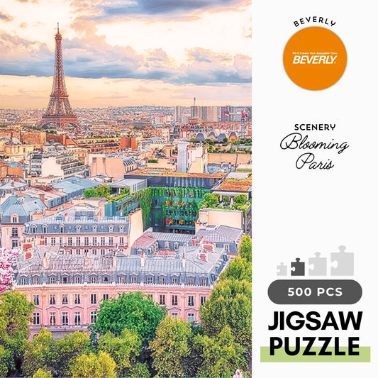 Beverly 500S-021　Scenery • Blooming Paris　500 Pieces Jigsaw Puzzle