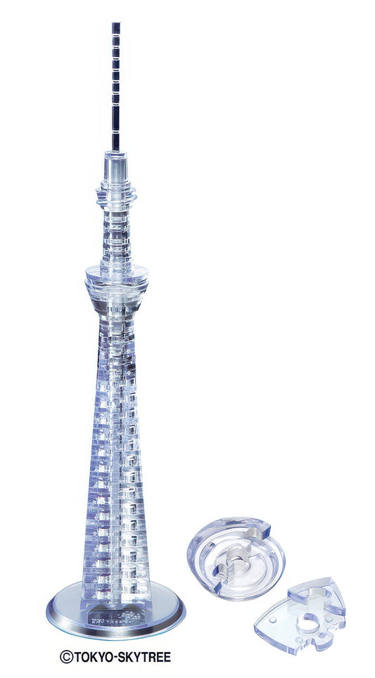 Beverly 50134　Landmark • Tokyo Sky Tree　46 Pieces Crystal 3D Puzzle