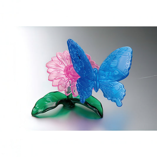 Beverly 50146　Animal • Blue Butterfly　38 Pieces Crystal 3D Puzzle