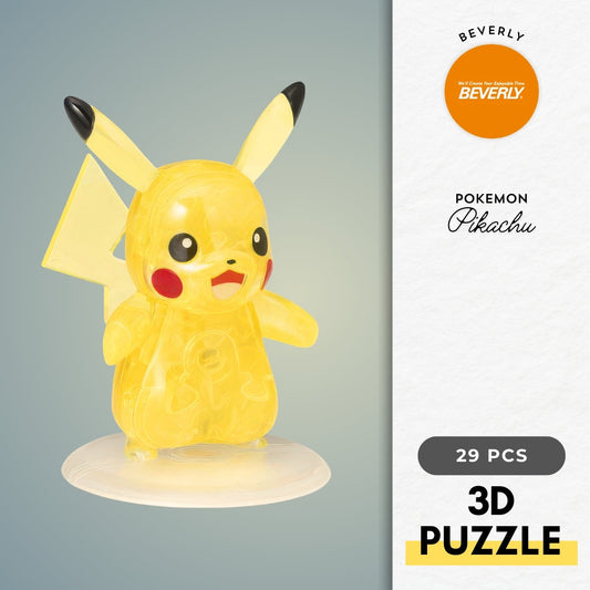 Beverly 50169　Pokemon • Pikachu　29 Pieces Crystal 3D Puzzle