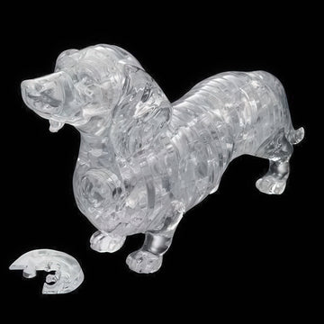 beverly-50180-animal-clear-dachshund-41-pieces-crystal-3d-puzzle