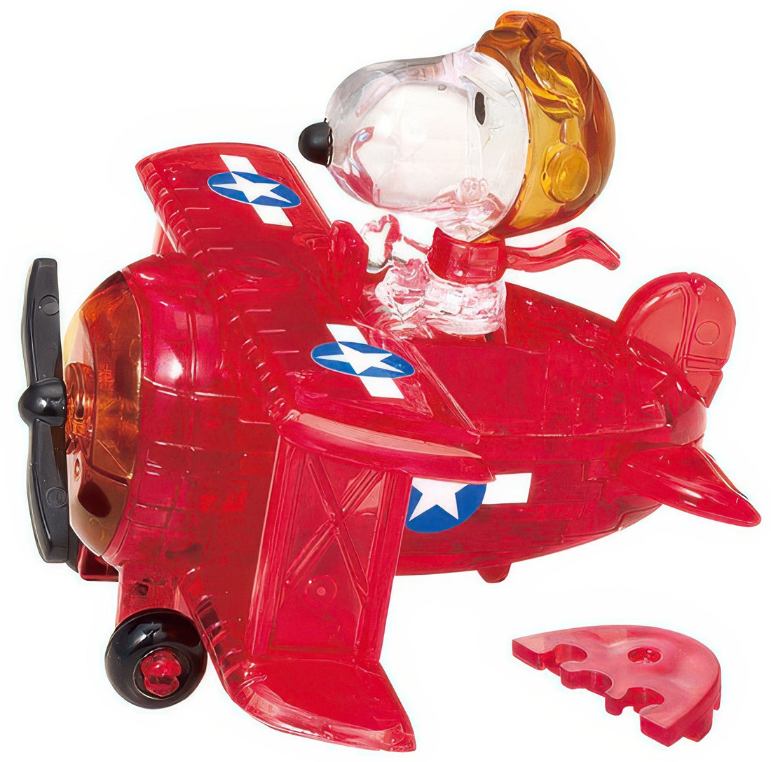 beverly-50182-peanuts-snoopy-flying-ace-39-pieces-crystal-3d-puzzle