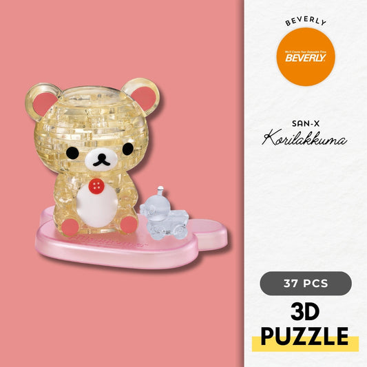 Beverly 50193　Rilakkuma • Korilakkuma　37 Pieces Crystal 3D Puzzle