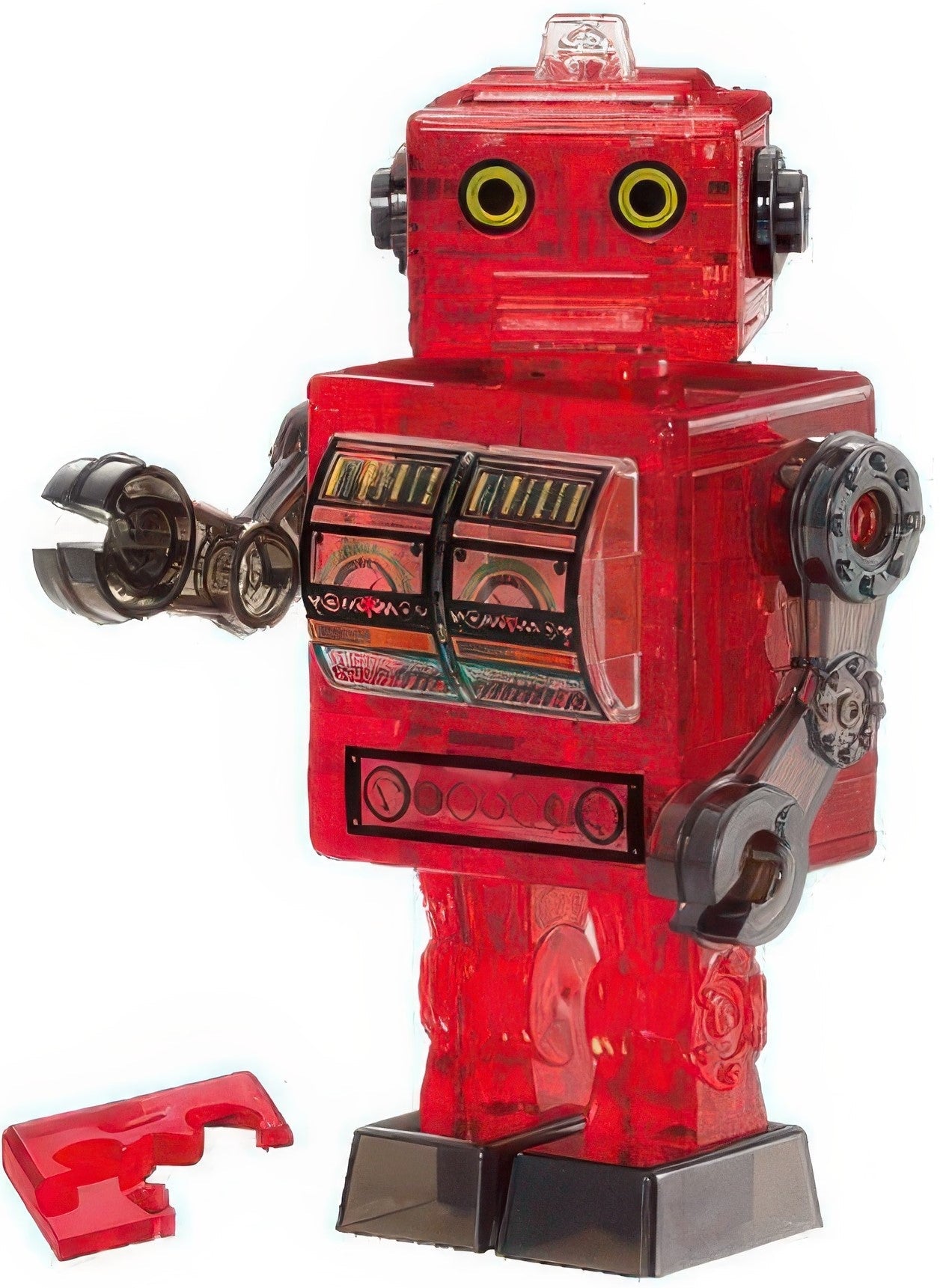 beverly-50202-red-robot-39-pieces-crystal-3d-puzzle