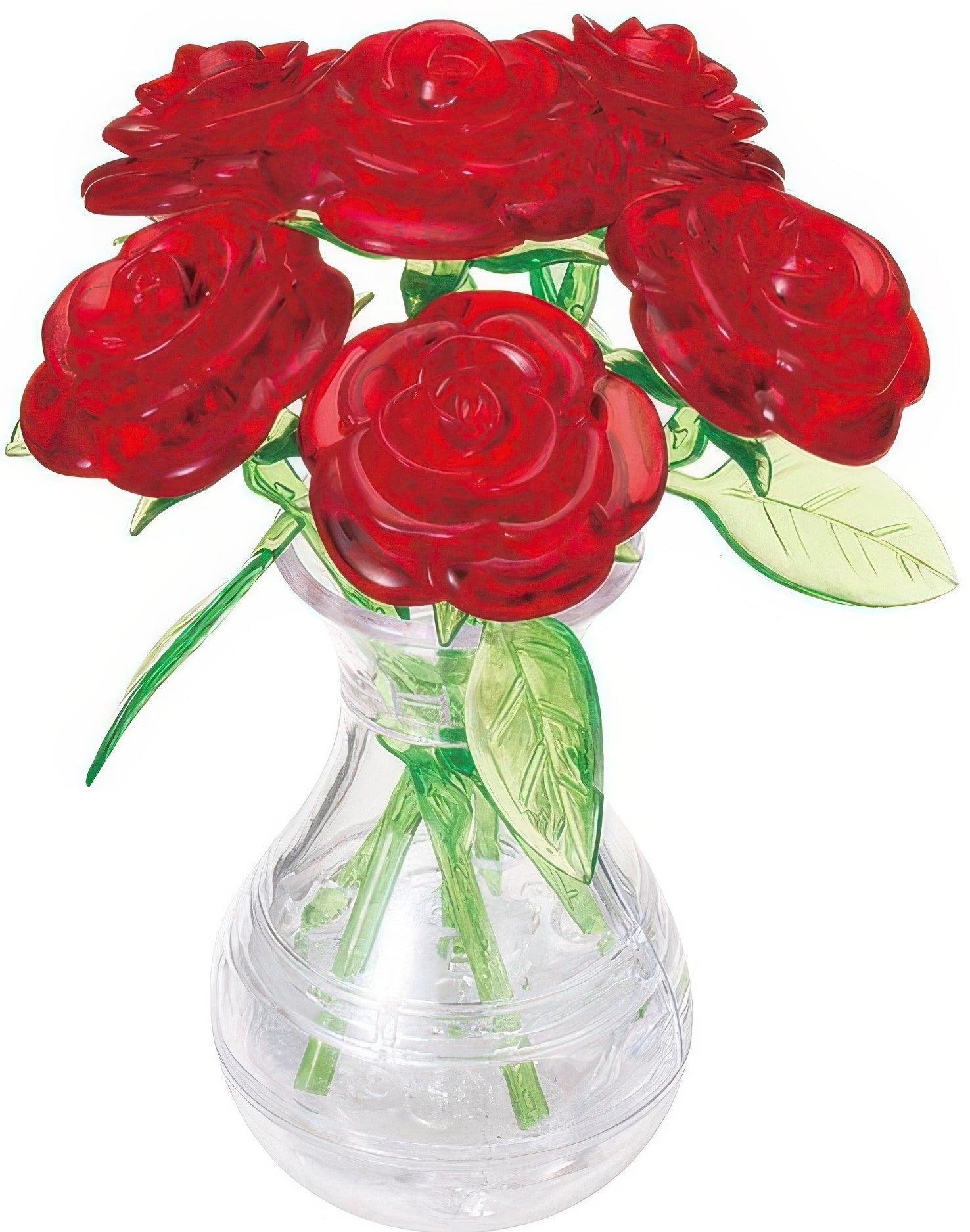beverly-50208-6-roses:-red-47-pieces-3d-puzzle