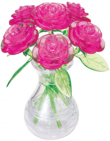 beverly-50209-flower-six-pink-roses-47-pieces-crystal-3d-puzzle