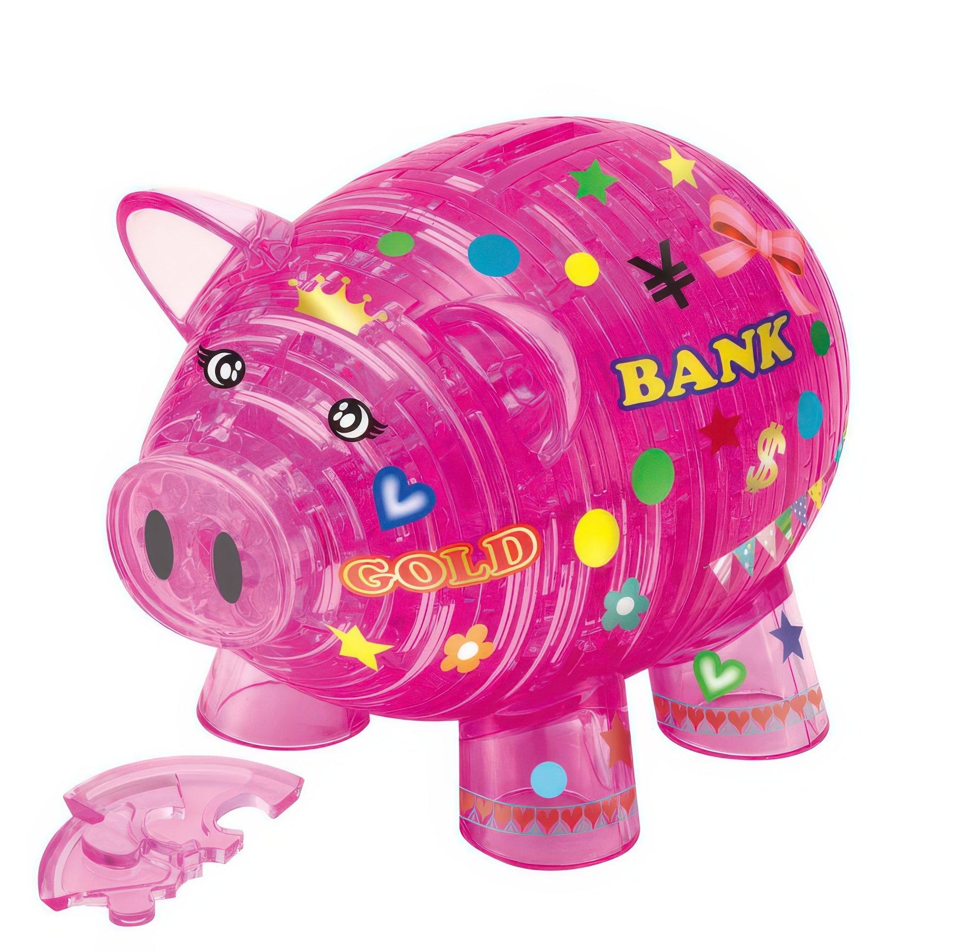 beverly-50225-animal-pink-piggy-bank-93-pieces-crystal-3d-puzzle