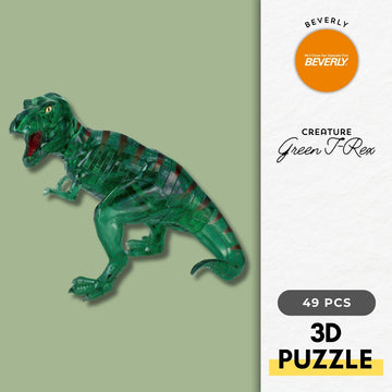 beverly-50227-dinosaur-green-t-rex-49-pieces-crystal-3d-puzzle