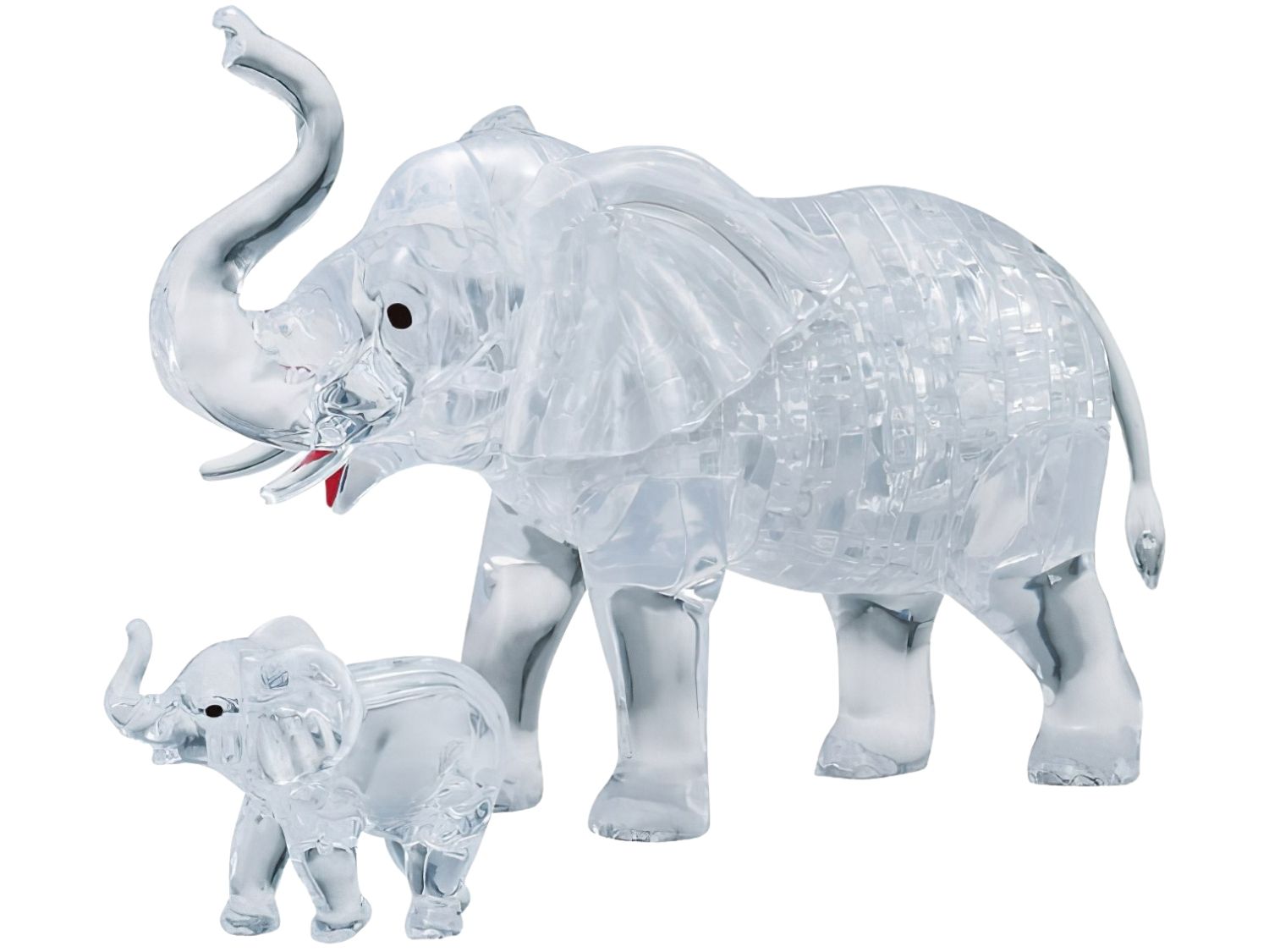 Beverly • Animal • Clear Elephant　46 PCS　Crystal 3D Puzzle
