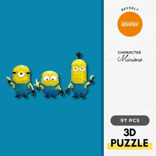 Beverly 50230　Minions　97 Pieces Crystal 3D Puzzle