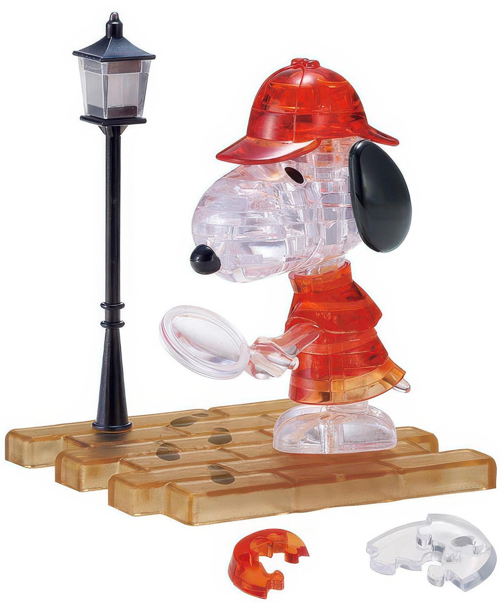 beverly-50231-peanuts-snoopy-detective-34-pieces-crystal-3d-puzzle