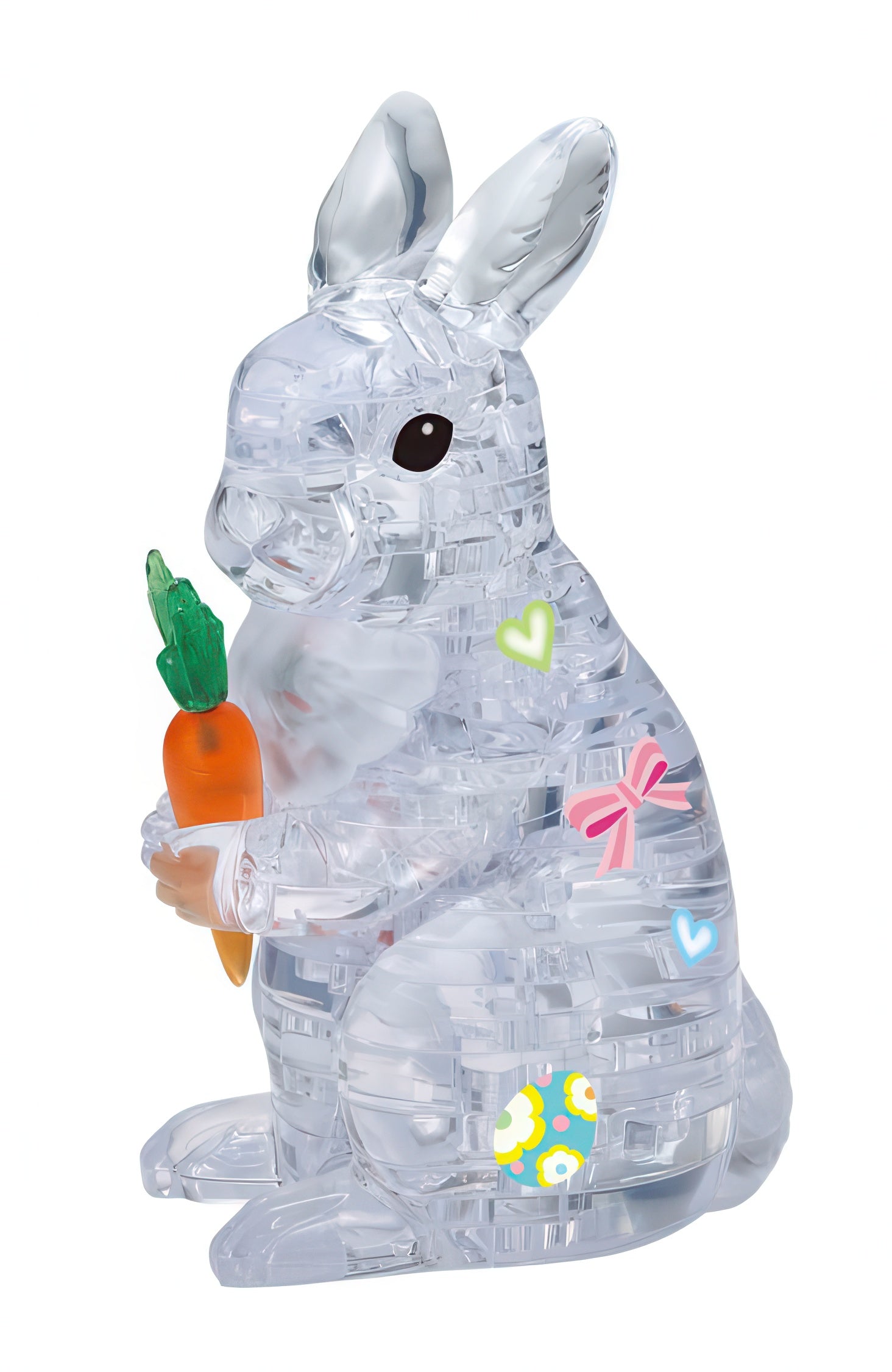 beverly-50233-animal-clear-rabbit-43-pieces-crystal-3d-puzzle