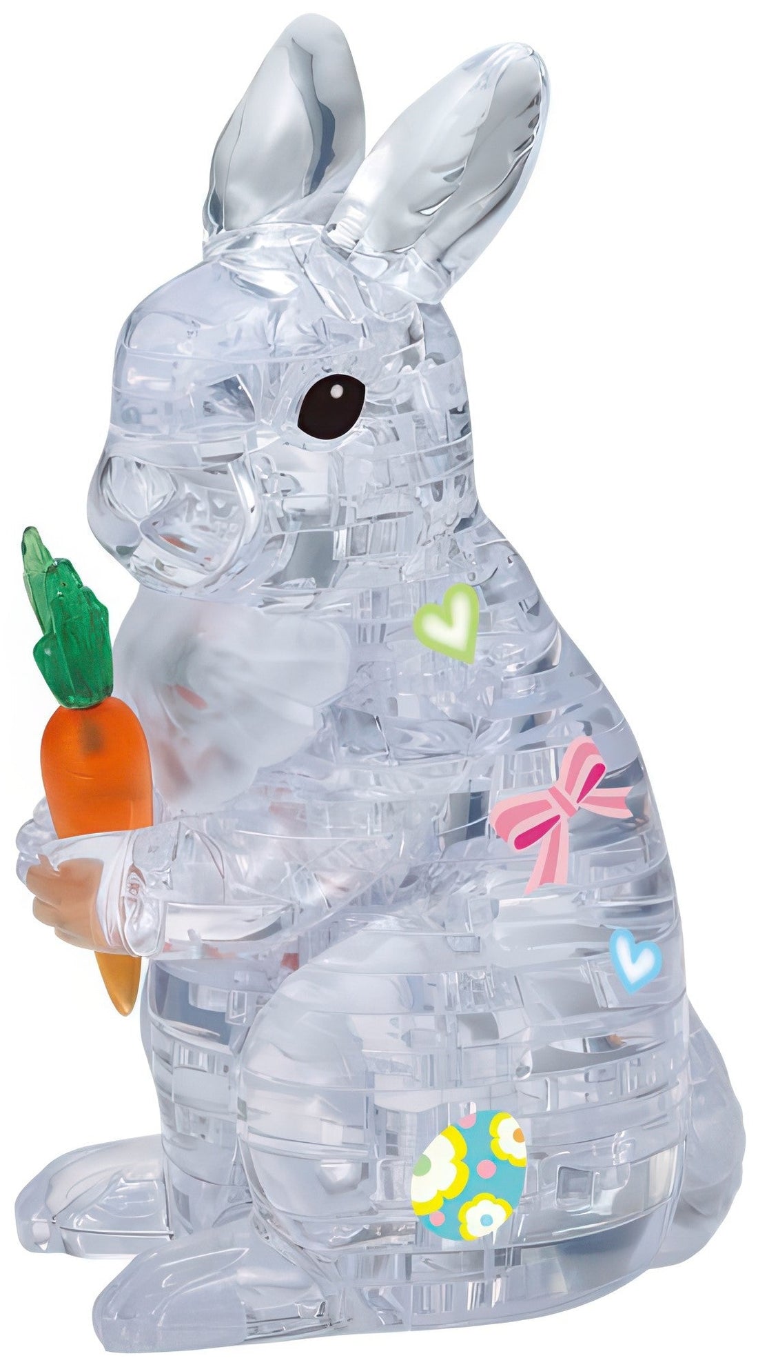 beverly-50233-animal-clear-rabbit-43-pieces-crystal-3d-puzzle