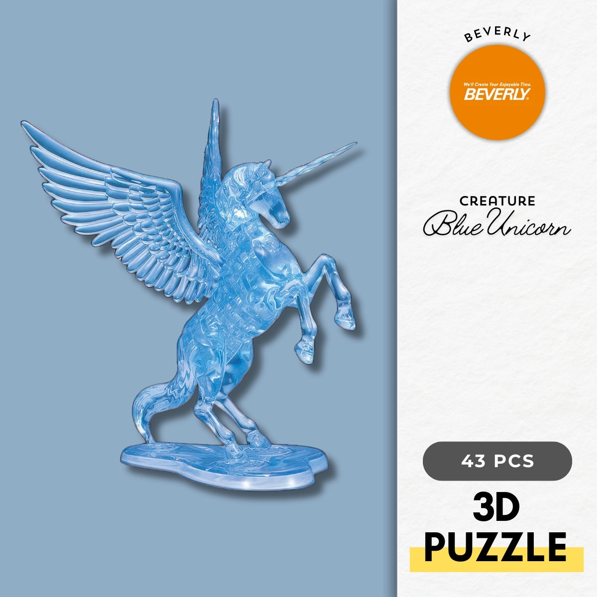 beverly-50246-blue-unicorn-43-pieces-crystal-3d-puzzle