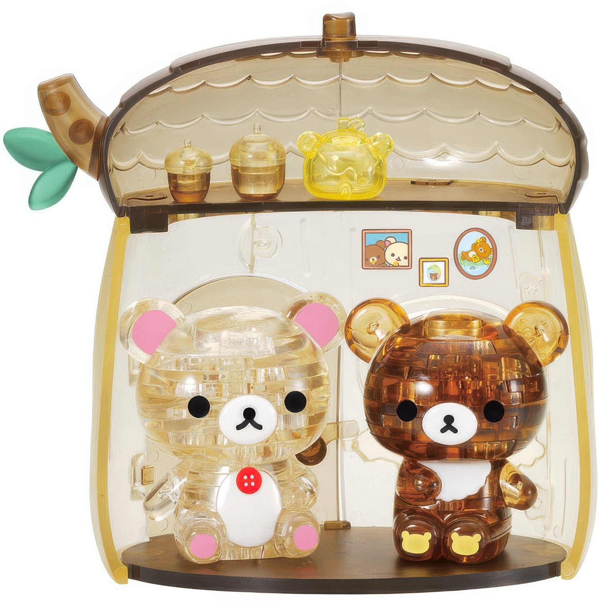 beverly-50264-korilakkuma-and-chairoikoguma's-acorn-house-66-pieces-3d-puzzle