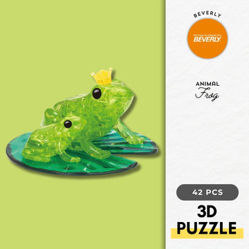 beverly-50273-animal-frog-42-pieces-crystal-3d-puzzle