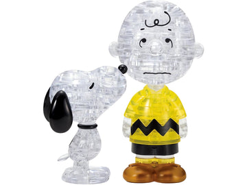 Beverly • Peanuts • Snoopy & Charlie Brown　77 PCS　Crystal 3D Puzzle