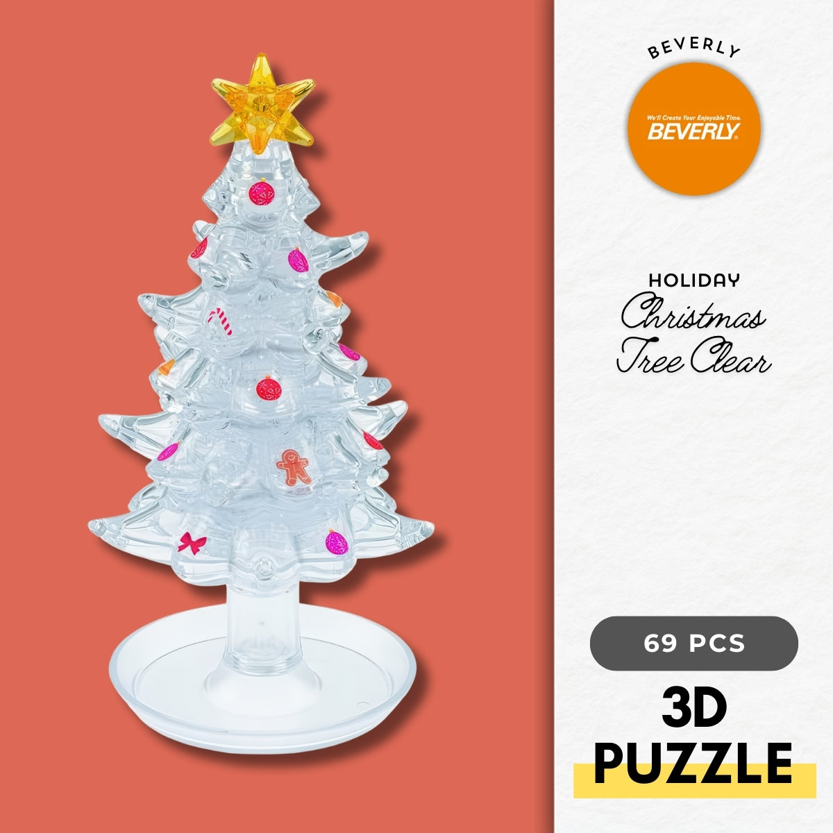 beverly-50289-christmas-tree-clear-69-pieces-crystal-3d-puzzle