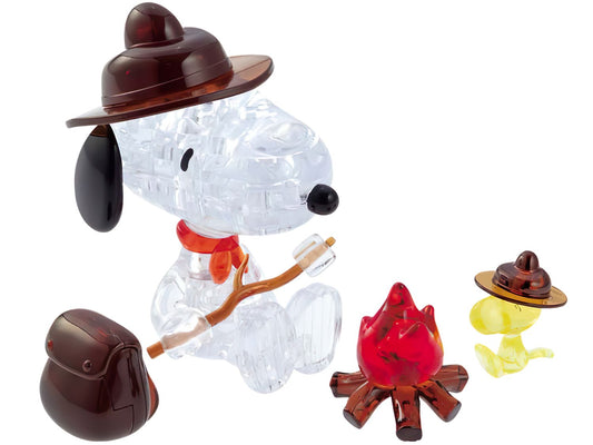 Beverly • Peanuts • Snoopy Camp　43 PCS　Crystal 3D Puzzle