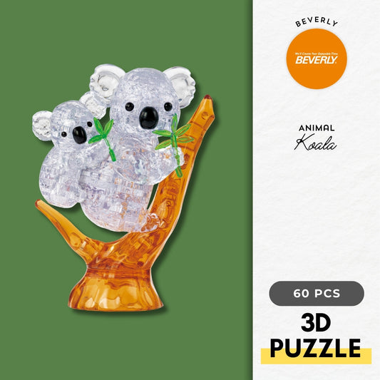 Beverly 50298　Animal • Koala　60 Pieces Crystal 3D Puzzle