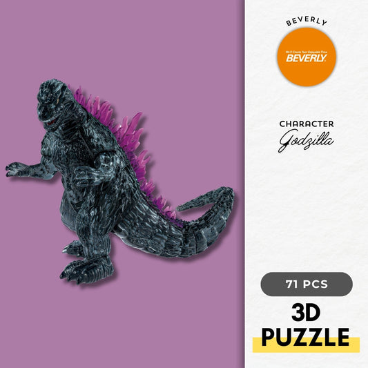 Beverly 50299　Godzilla　71 Pieces Crystal 3D Puzzle