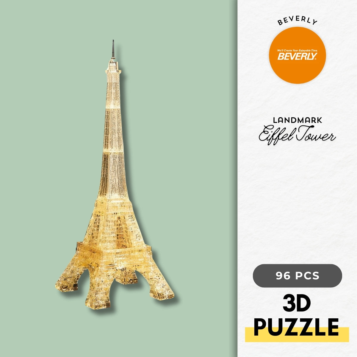 beverly-50307-landmark-eiffel-tower-96-pieces-crystal-3d-puzzle