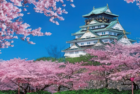 Beverly 51-192　Scenery • Osaka Castle in Full Bloom Spring　1000 Pieces Jigsaw Puzzle