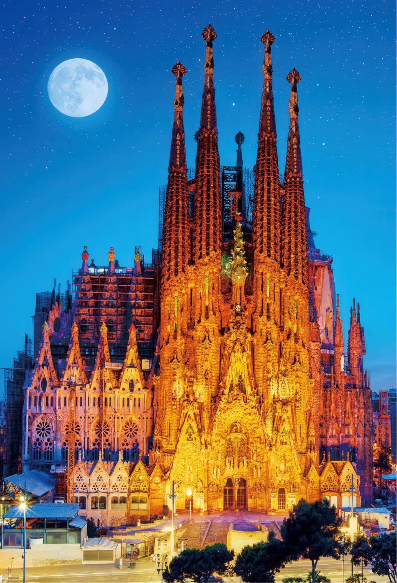 beverly-51-200-scenery-moonlit-sagrada-familia-1000-pieces-jigsaw-puzzle