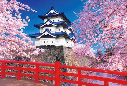 Beverly 51-234　Scenery • Cherry Blossoms at Hirosaki Castle　1000 Pieces Jigsaw Puzzle