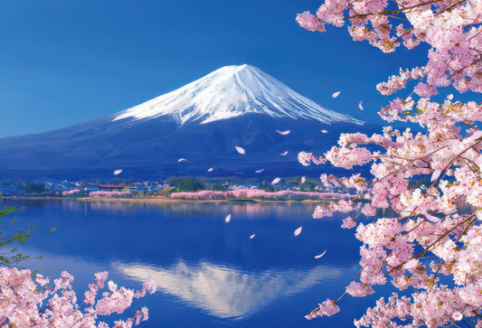 Beverly 51-235　Scenery • Mount Fuji and Lakeside Cherry Blossoms　1000 Pieces Jigsaw Puzzle